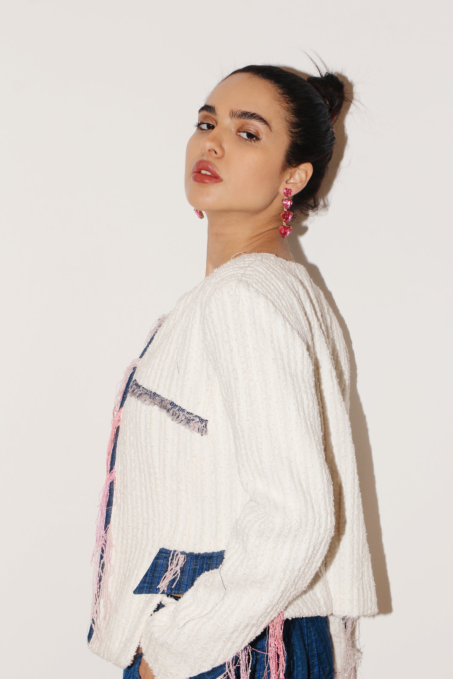 Zeinab Blazer White