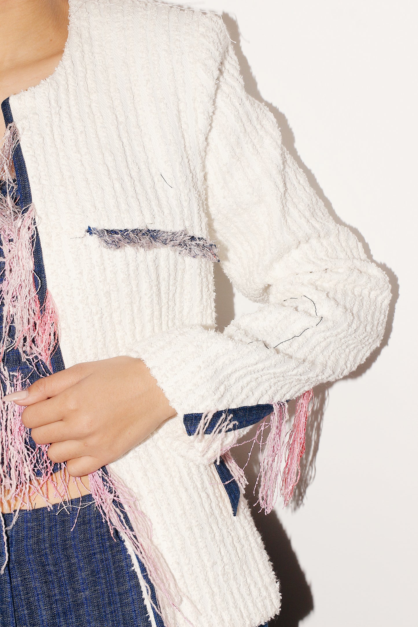 Zeinab Blazer White