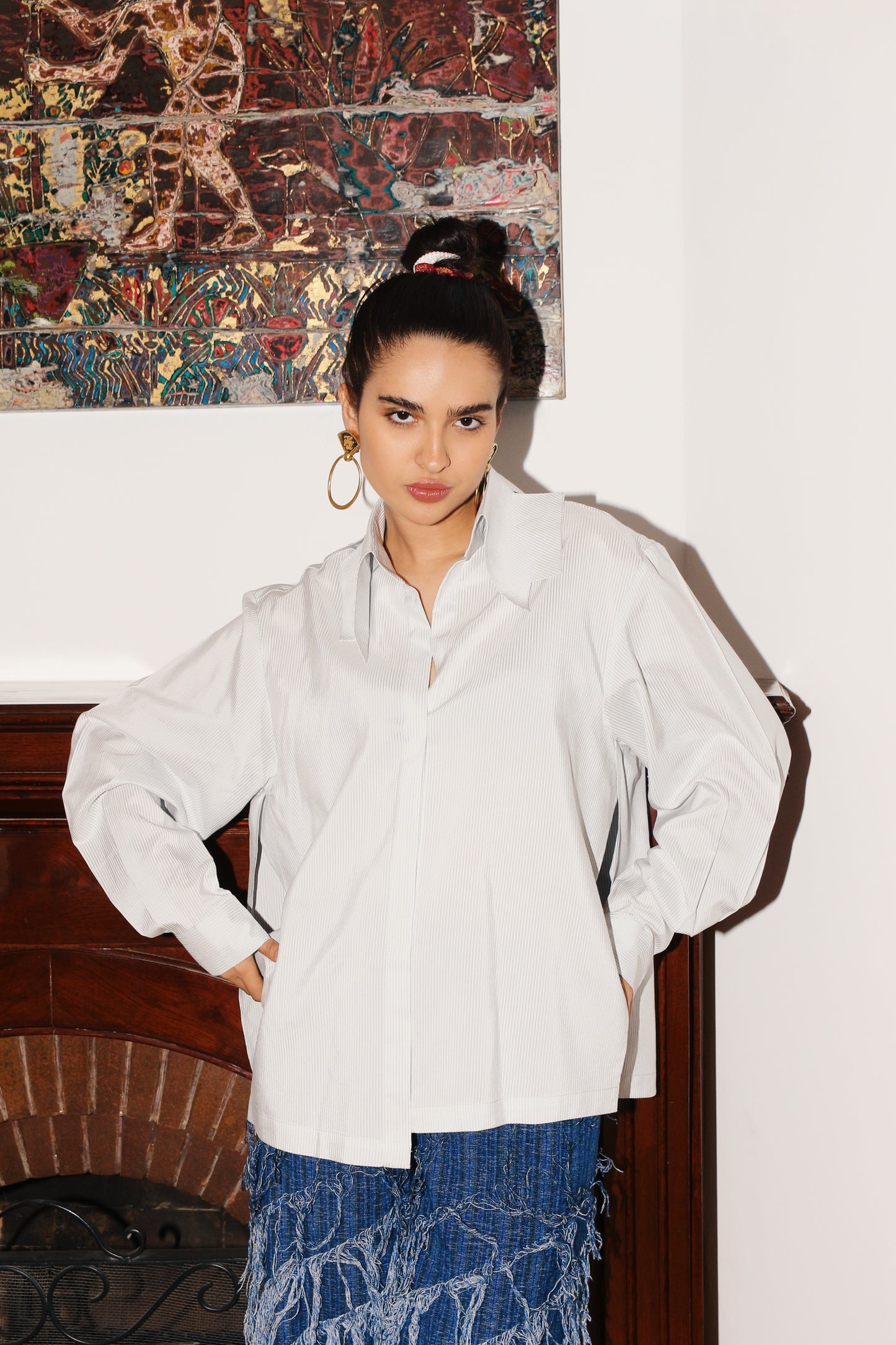 Lina Shirt With Slit