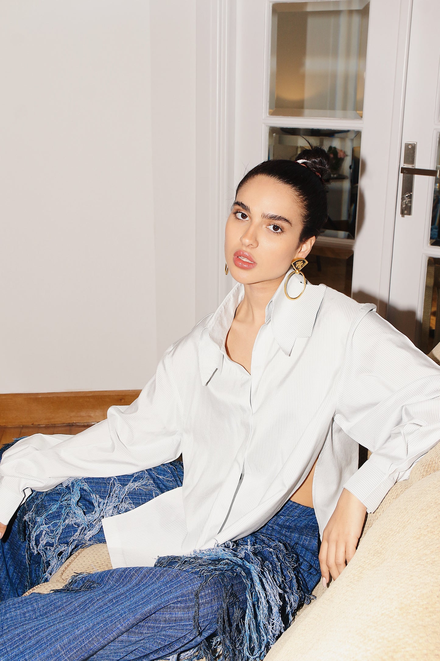 Lina Shirt With Slit
