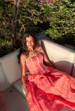 Hoda Linen Corset Dress