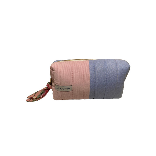 Make Up Bag Small Pink and Blue 2