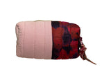 Make Up Bag Small Red and Pink Stripes
