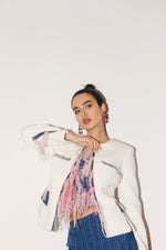 Zeinab Blazer White