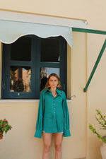 Lina Fitted Teal