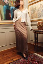 Zeina Two-Slit Silk