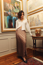 Zeina Two-Slit Silk